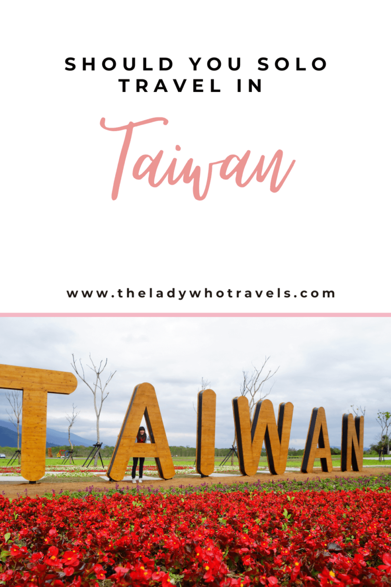 taiwan solo travel tour